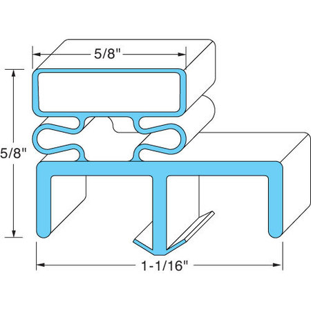 NORLAKE Door Gasket 38 1/2" X 79" 3724